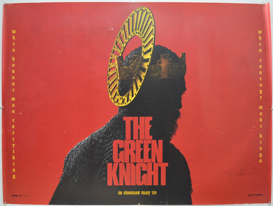 The Green Knight (Teaser / Advance Version) Original Quad Poster - Film Poster - Movie Poster