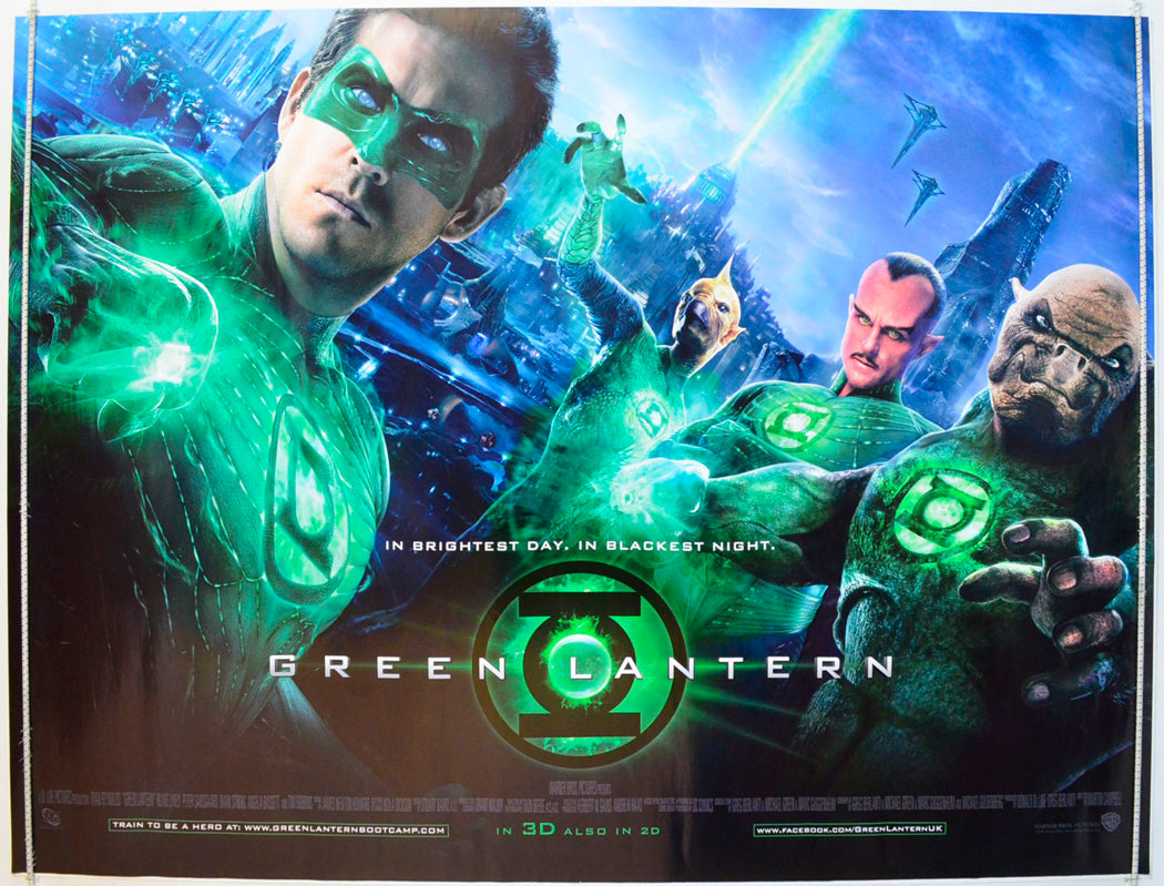 Green Lantern Original British Quad Poster - Film Poster - Movie Poster 