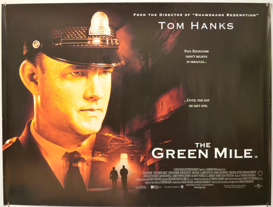 The Green Mile  Original Quad Poster - Film Poster - Movie Poster