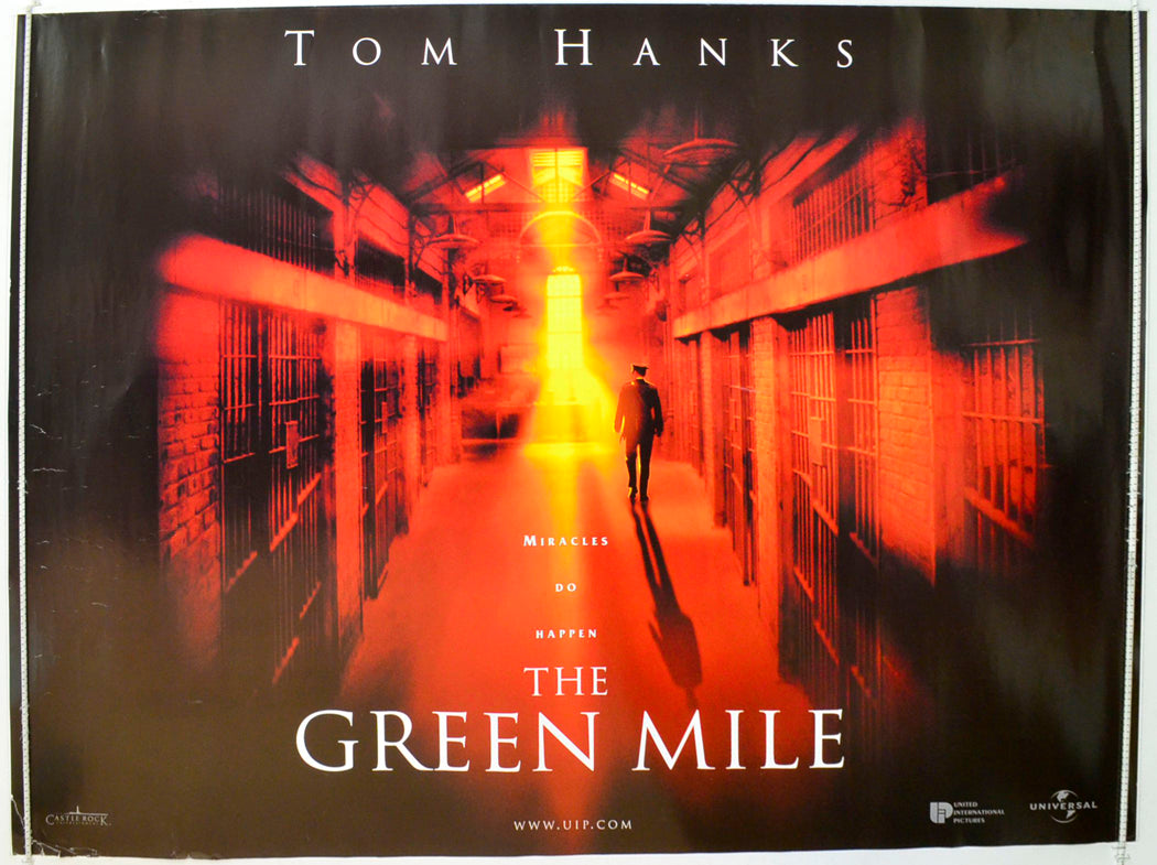 The Green Mile   (Teaser / Advance Version) Original British Quad Poster - Film Poster - Movie Poster