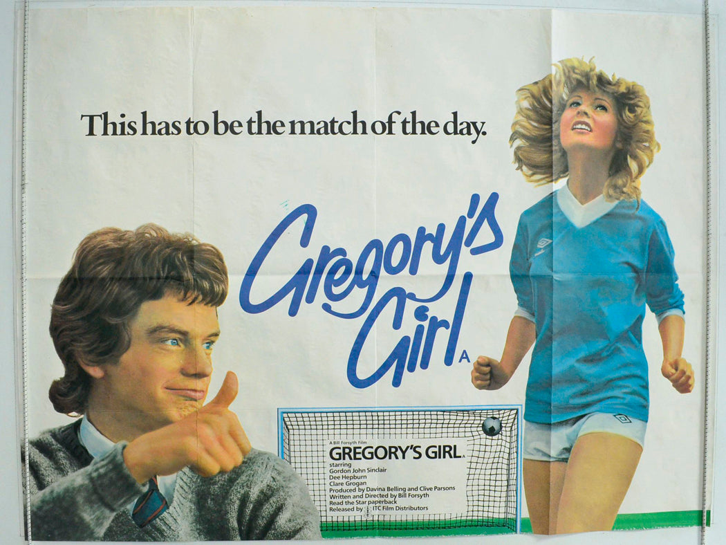 Gregory's Girl Original British Quad Poster - Film Poster - Movie Poster 