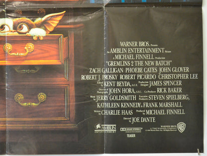 GREMLINS 2 (Bottom Right) Cinema Quad Movie Poster 