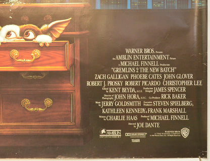 GREMLINS 2 (Bottom Right) Cinema Quad Movie Poster 