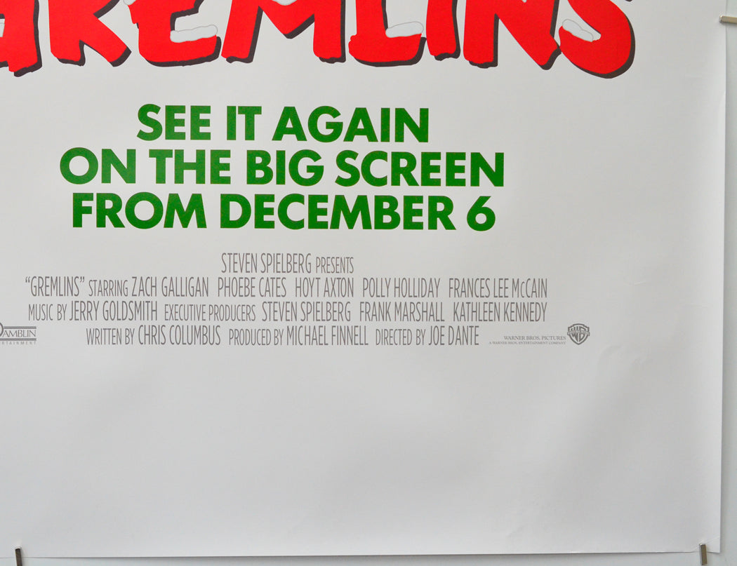 Gremlins (Bottom Right) Cinema Quad Movie Poster 