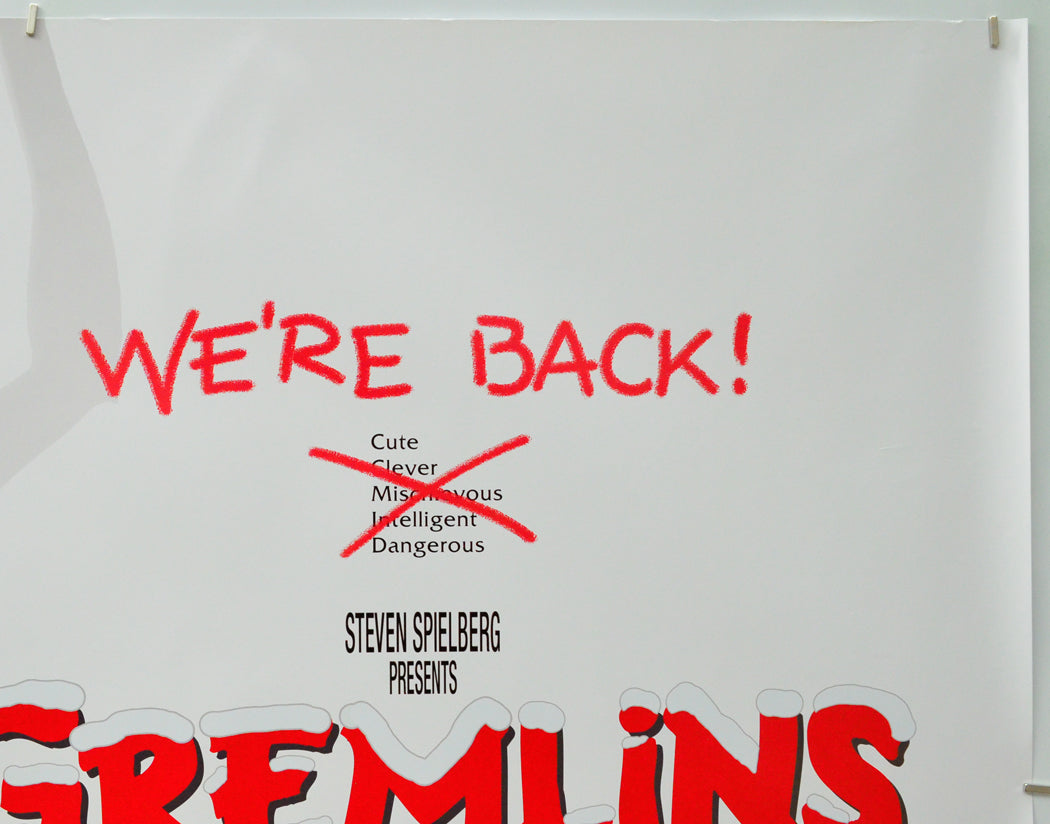 Gremlins (Top Right) Cinema Quad Movie Poster 
