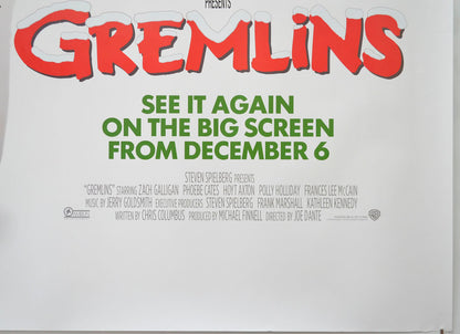 GREMLINS (Bottom Right) Cinema Quad Movie Poster 