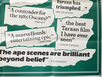 GREYSTOKE : THE LEGEND OF TARZAN (Bottom Right) Cinema Quad Movie Poster 