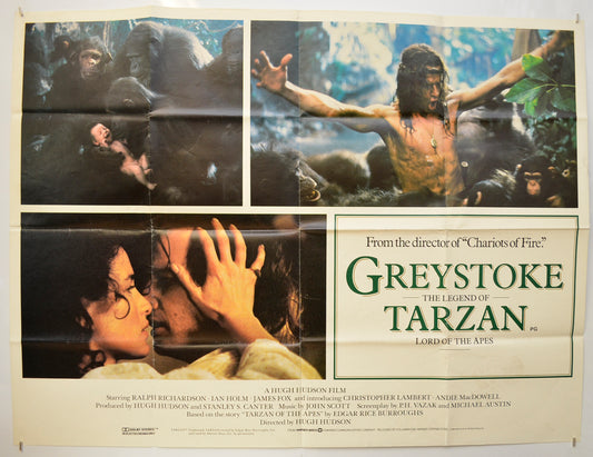 Greystoke : The Legend Of Tarzan (Photo Montage design)  Original Quad Poster - Film Poster - Movie Poster