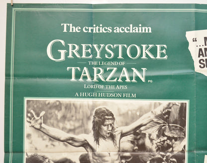 GREYSTOKE THE LEGEND OF TARZAN (Top Left) Cinema Quad Movie Poster 