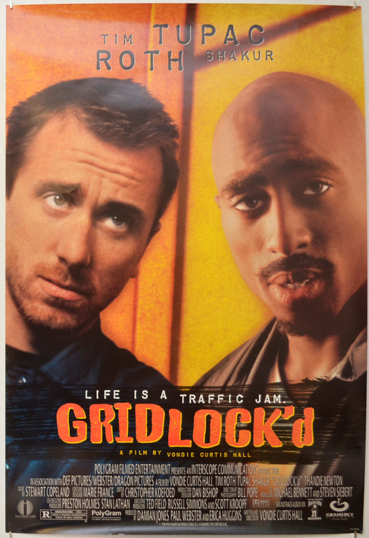 Gridlock’d Original One Sheet Poster - Film Poster - Movie Poster  