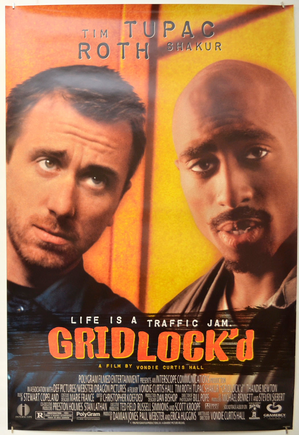 Gridlock’d Original One Sheet Poster - Film Poster - Movie Poster - Cinema Poster