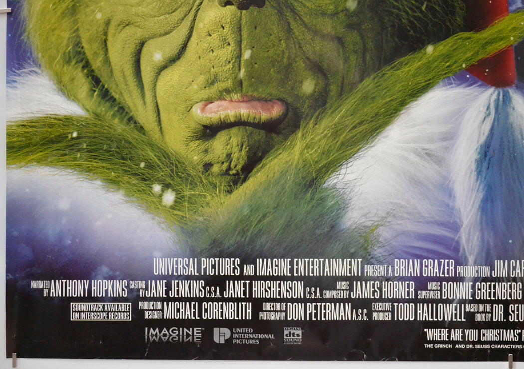 THE GRINCH (Bottom Left) Cinema Quad Movie Poster 