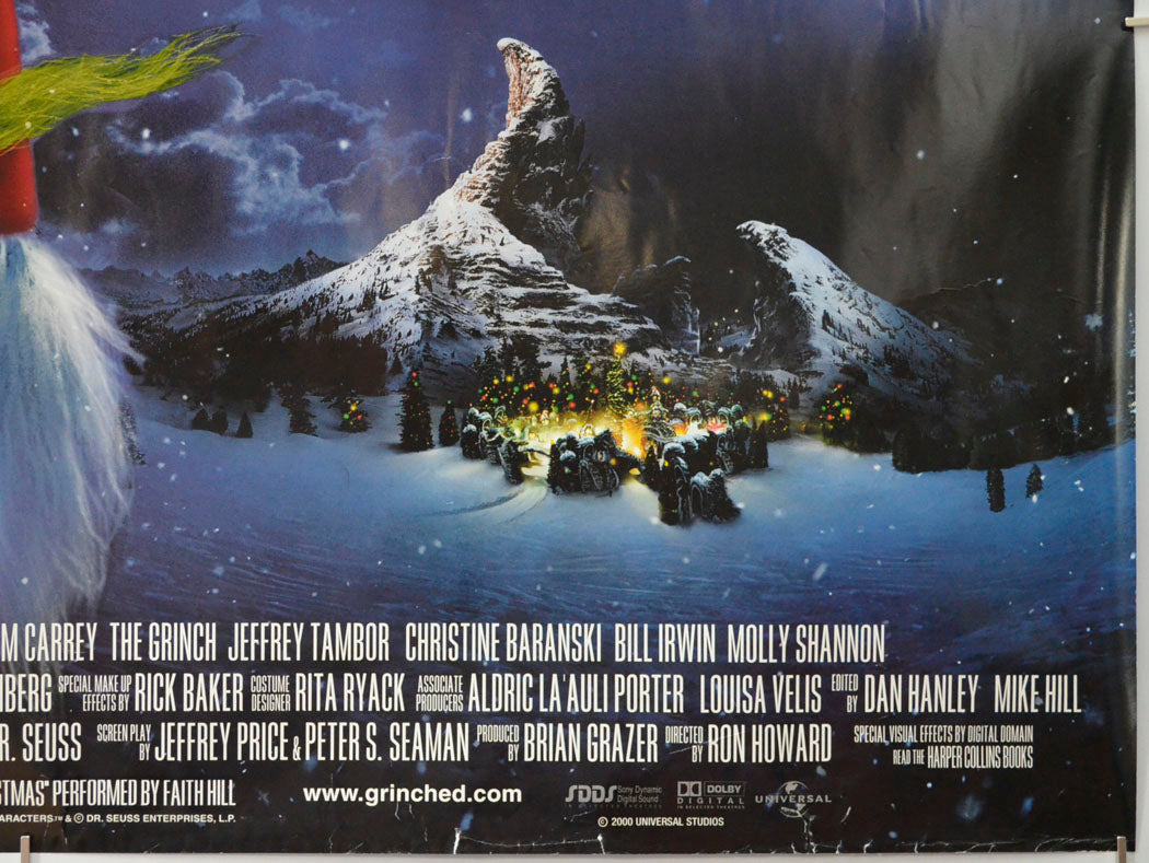 THE GRINCH (Bottom Right) Cinema Quad Movie Poster 