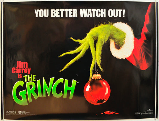 The Grinch  (Teaser / Advance Version)   Original Quad Poster - Film Poster - Movie Poster  