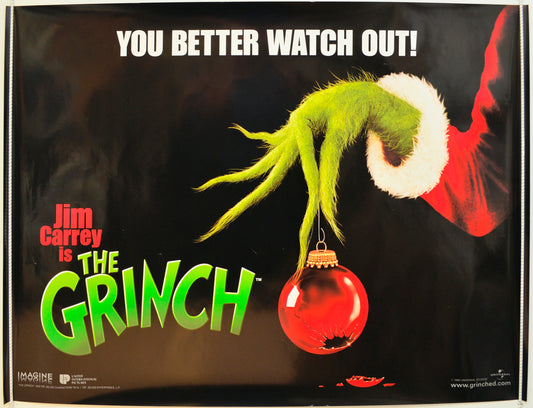 The Grinch  (Teaser / Advance Version)   Original Quad Poster - Film Poster - Movie Poster  