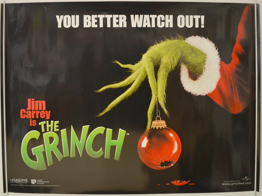 The Grinch  (Teaser / Advance Version)  Original Quad Poster - Film Poster - Movie Poster 