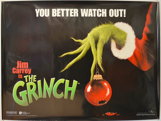 The Grinch (Teaser / Advance Version)  Original Quad Poster - Film Poster - Movie Poster