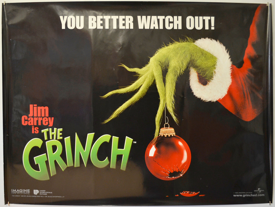 The Grinch (Teaser / Advance Version)  Original Quad Poster - Film Poster - Movie Poster