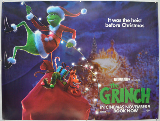 The Grinch - Original Quad Poster - Film Poster - Movie Poster