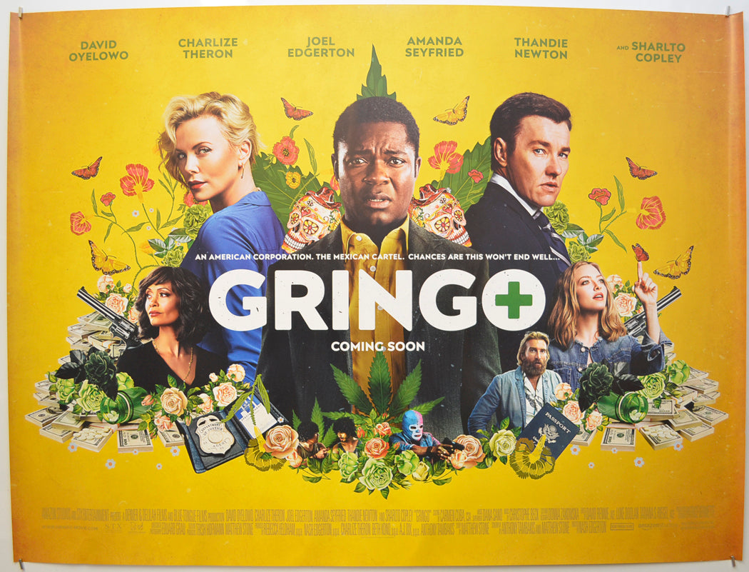 Gringo (Teaser / Advance Version) Original Quad Poster - Film Poster - Movie Poster