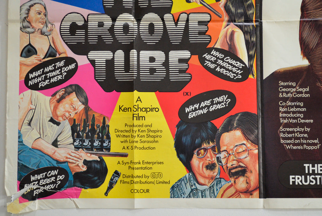 THE GROOVE TUBE / WHERE’S POPPA? (Bottom Left) Cinema Quad Movie Poster 