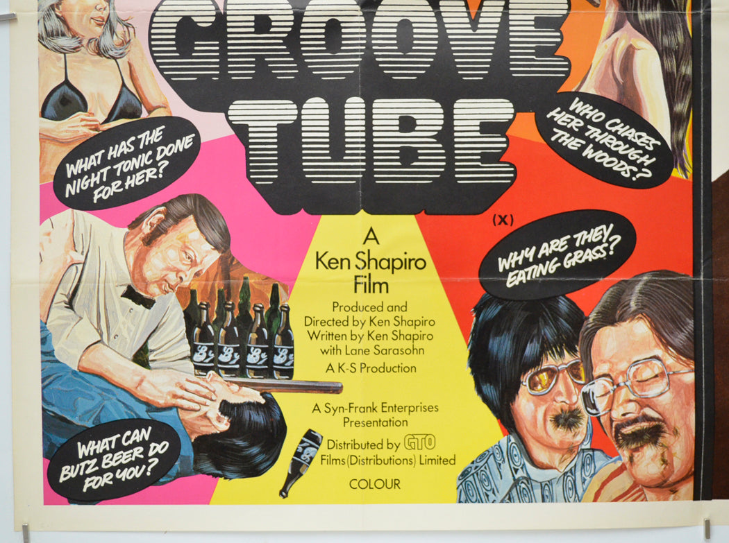 GROOVE TUBE / WHERE’S POPPA? (Bottom Left) Cinema Quad Movie Poster 