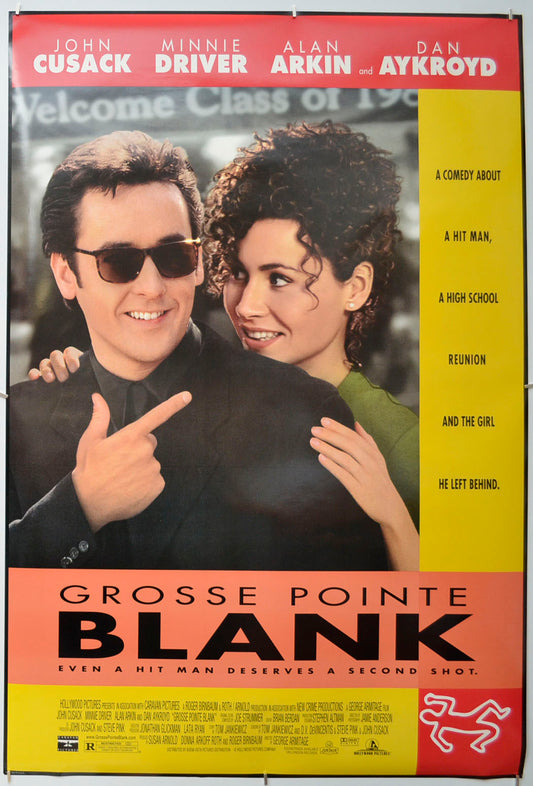 Grosse Pointe Blank  Original One Sheet Poster - Film Poster - Movie Poster