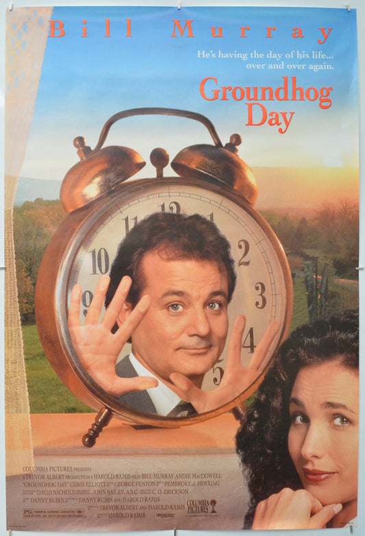 Groundhog Day Original One Sheet Poster - Film Poster - Movie Poster