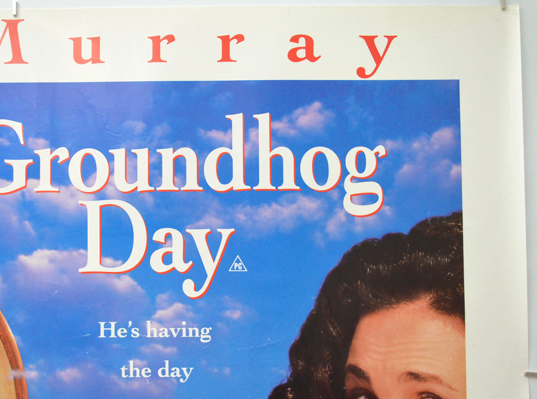 GROUNDHOG DAY (Top Right) Cinema Quad Movie Poster 