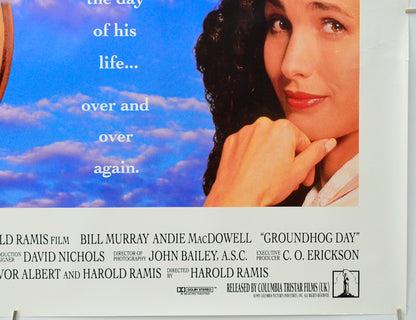 Groundhog Day (Bottom Right) Cinema Quad Movie Poster 