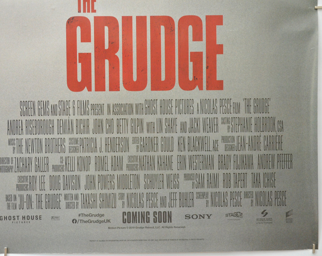 THE GRUDGE (Bottom Right) Cinema Quad Movie Poster 