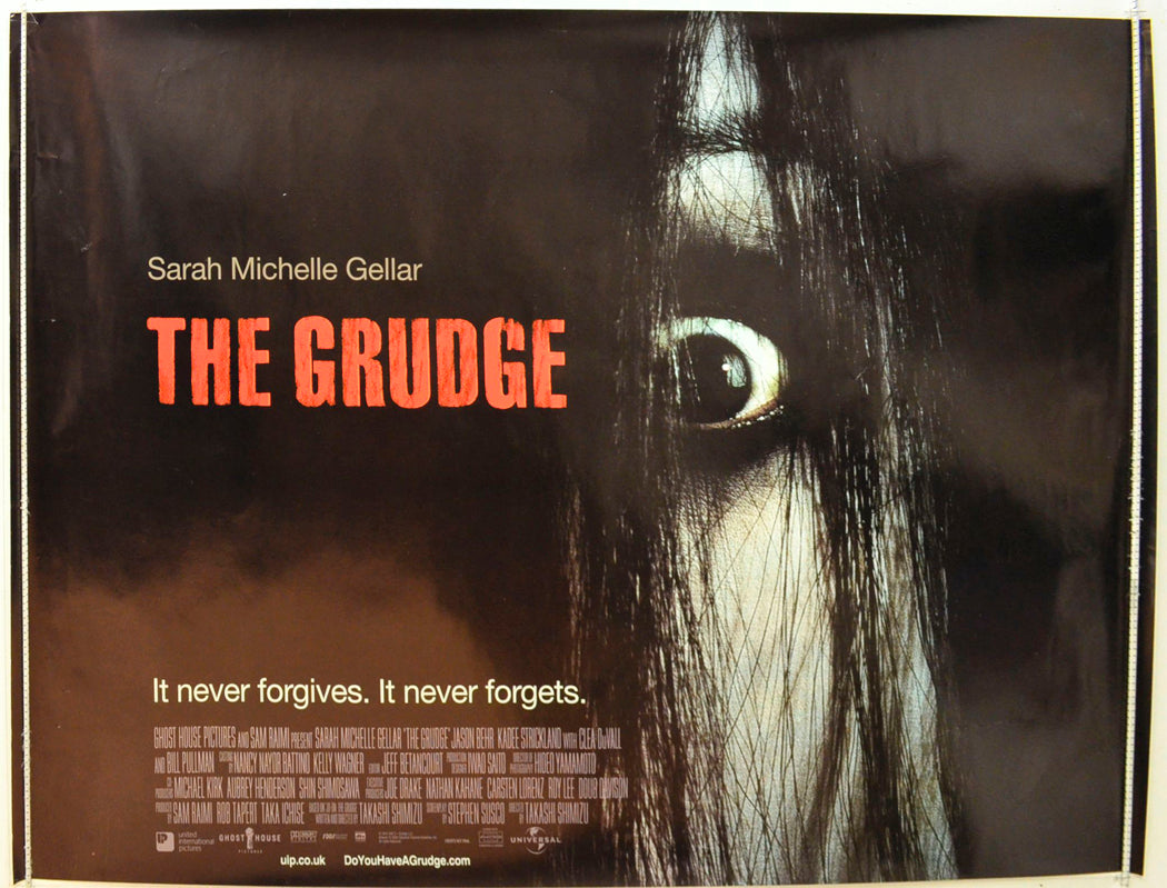 The Grudge Original British Quad Poster - Film Poster - Movie Poster 