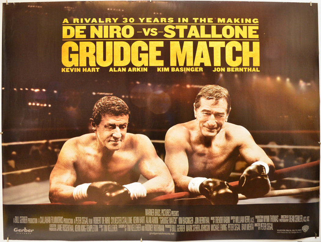 Grudge Match  Original Quad Poster - Film Poster - Movie Poster