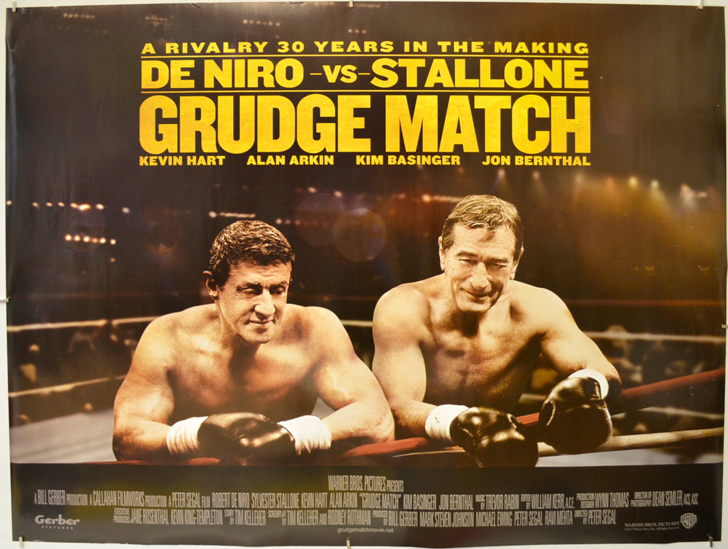 Grudge Match  Original Quad Poster - Film Poster - Movie Poster