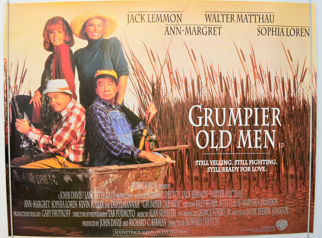 Grumpier Old Men  Original British Quad Poster - Film Poster - Movie Poster