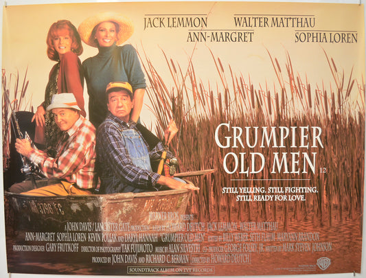 Grumpier Old Men  Original Quad Poster - Film Poster - Movie Poster