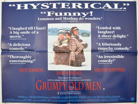 Grumpy Old Men   Original Quad Poster - Film Poster - Movie Poster 