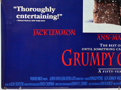 Grumpy Old Men (Bottom Left) Cinema Quad Movie Poster 