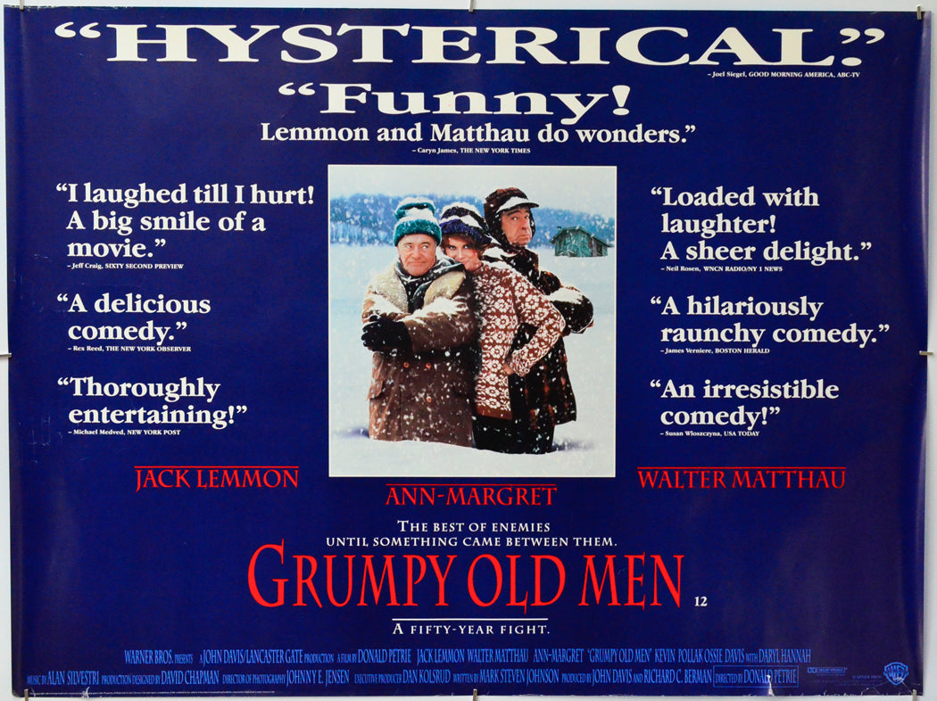 Grumpy Old Men - Original Quad Poster - Film Poster - Movie Poster