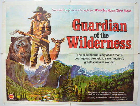 Guardian Of The Wilderness Original Quad Poster - Film Poster - Movie Poster