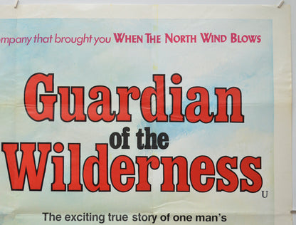 GUARDIAN OF THE WILDERNESS (Top Right) Cinema Quad Movie Poster 