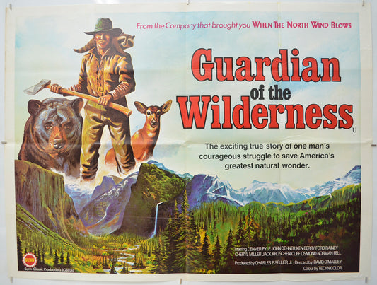 Guardian Of The Wilderness Original Quad Poster - Film Poster - Movie Poster