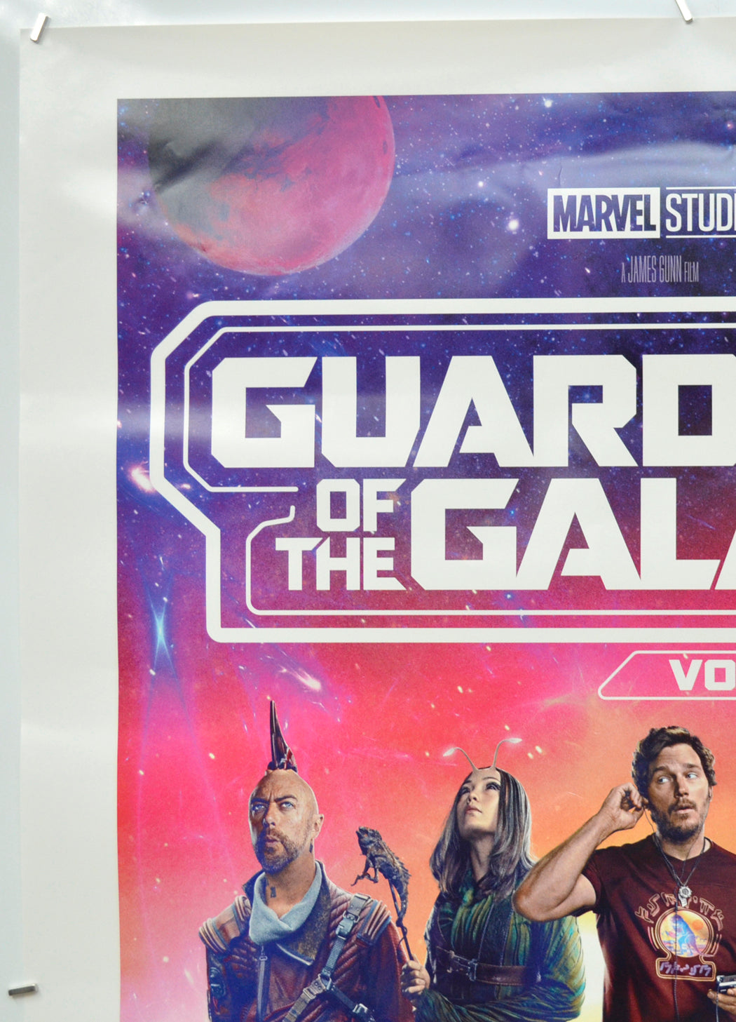 GUARDIANS OF THE GALAXY VOL. 3 (Top Left) Cinema One Sheet Movie Poster 