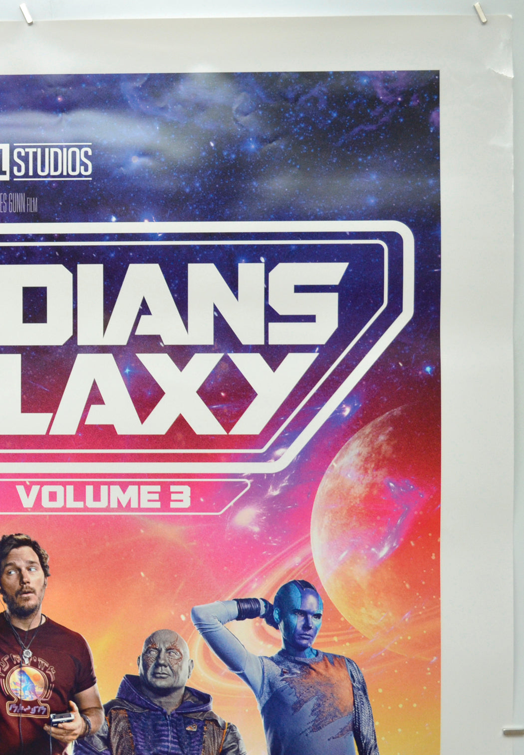 GUARDIANS OF THE GALAXY VOL. 3 (Top Right) Cinema One Sheet Movie Poster 
