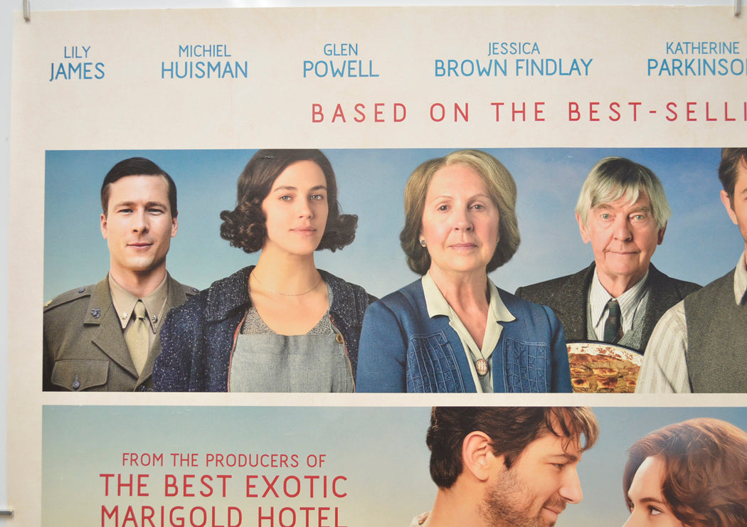 THE GUERNSEY LITERARY AND POTATO PEEL PIE SOCIETY (Top Left) Cinema Quad Movie Poster 