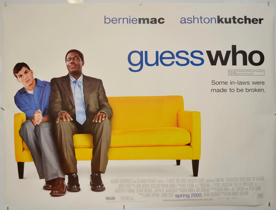 Guess Who Original Quad Poster - Film Poster - Movie Poster  