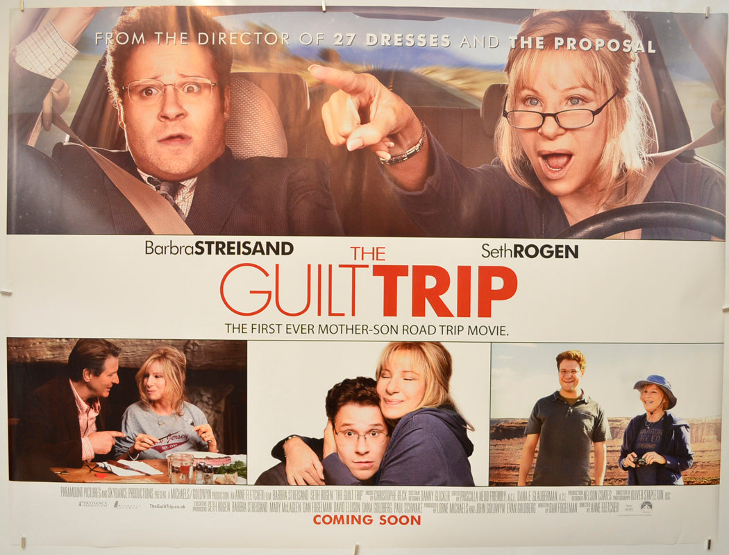 The Guilt Trip  Original Quad Poster - Film Poster - Movie Poster