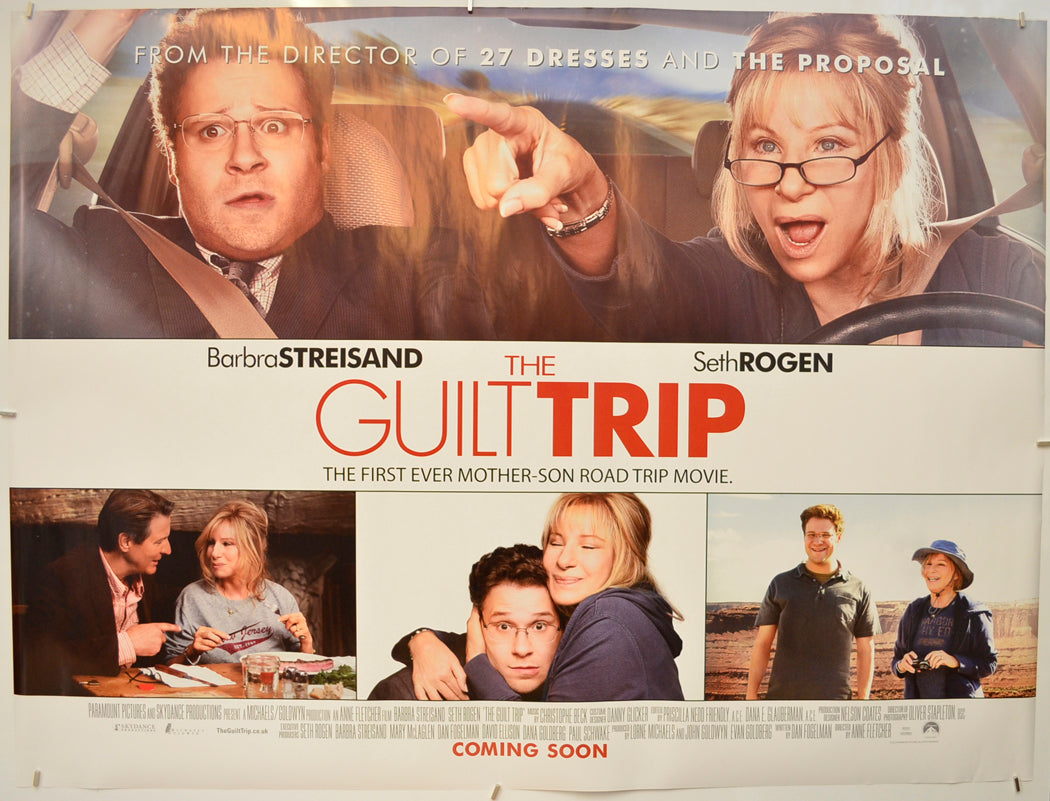 The Guilt Trip  Original Quad Poster - Film Poster - Movie Poster