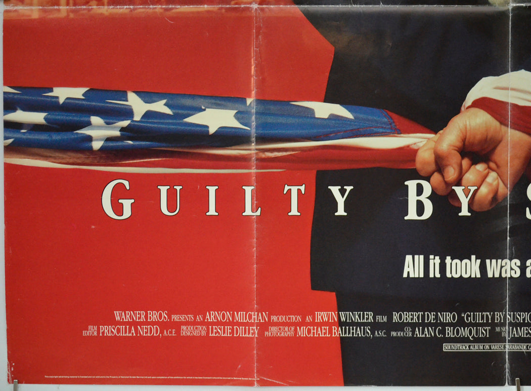 GUILTY BY SUSPICION (Bottom Left) Cinema Quad Movie Poster 