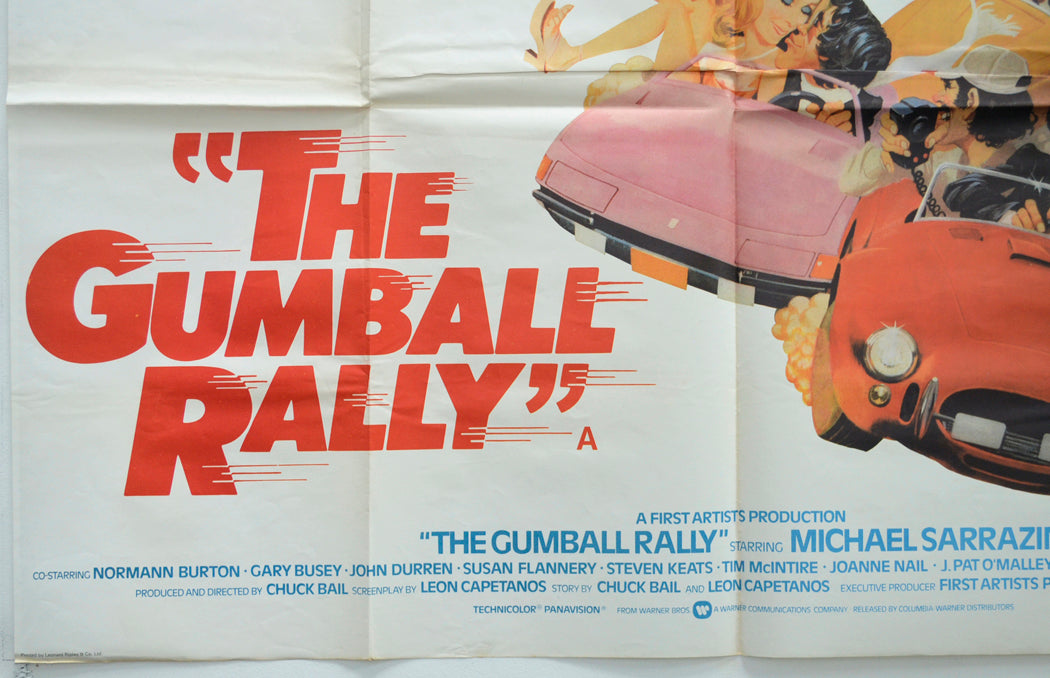 THE GUMBALL RALLY (Bottom Left) Cinema Quad Movie Poster 